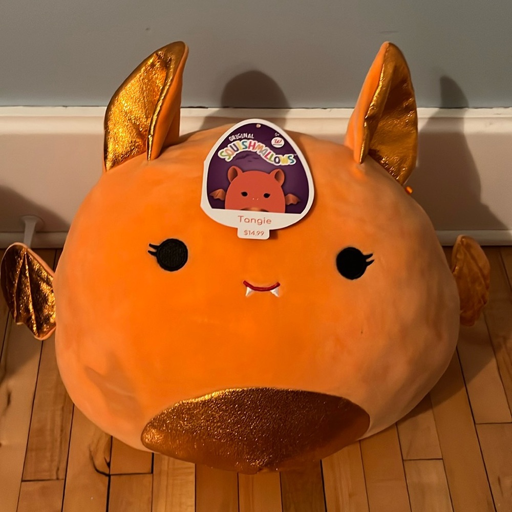 Orange devil squishmallow Tangie